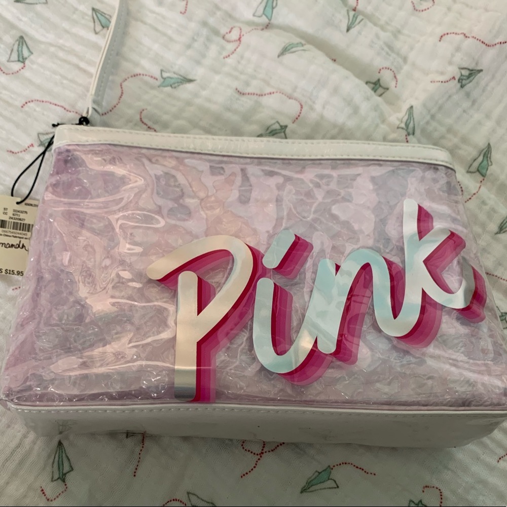 NWT Pink beauty bag